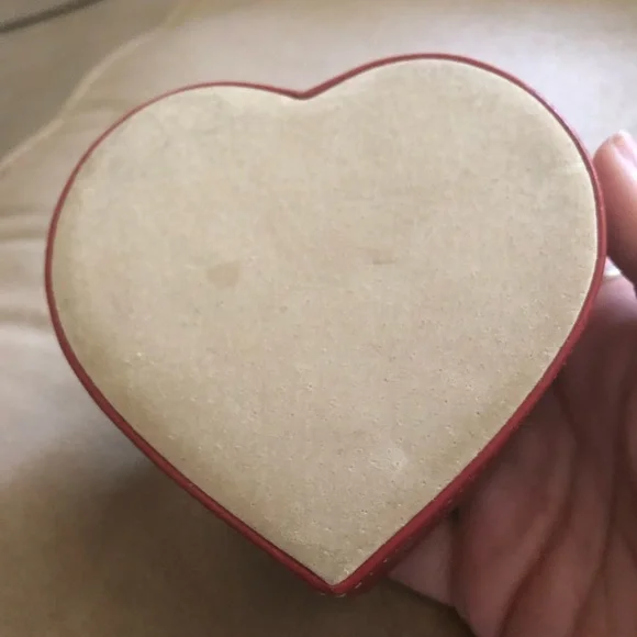 ❤️Temp. Price Drop 1/10 Coach Leather Heart Jewelry Box- 574 $40 or $35 w/offer Storage & Organization